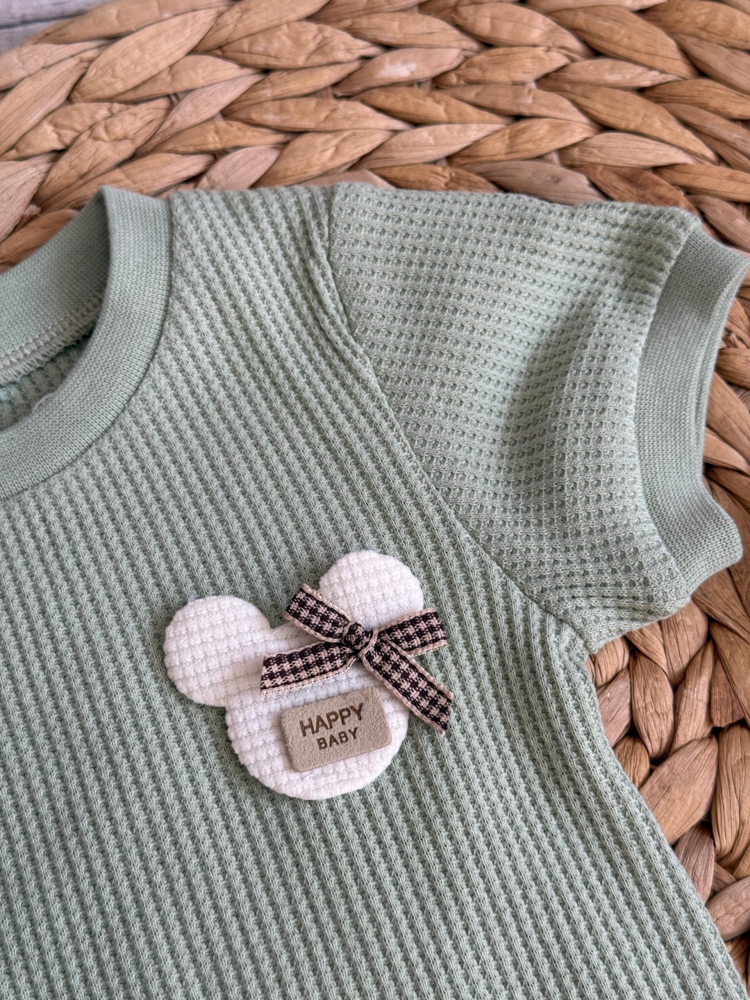 Боди Twins Textile оливковый