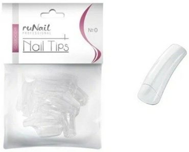 RuNail Professional типсы квадрат, мягкий квадрат 50 шт