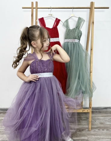 Нарядное платье Zeya Moda фиолетовый