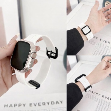 Ремешок ACD для Apple Watch Series 7, Watch Series 8, Watch Series 10, Watch Series 9 белый
