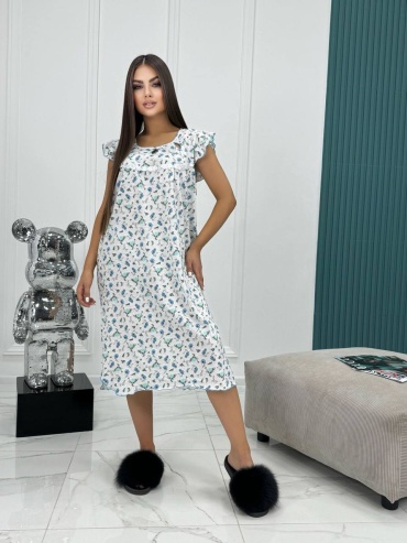 Ночная сорочка FASHION голубой