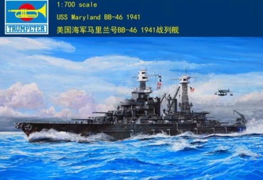 Американский линкор USS Maryland BB-46 1941