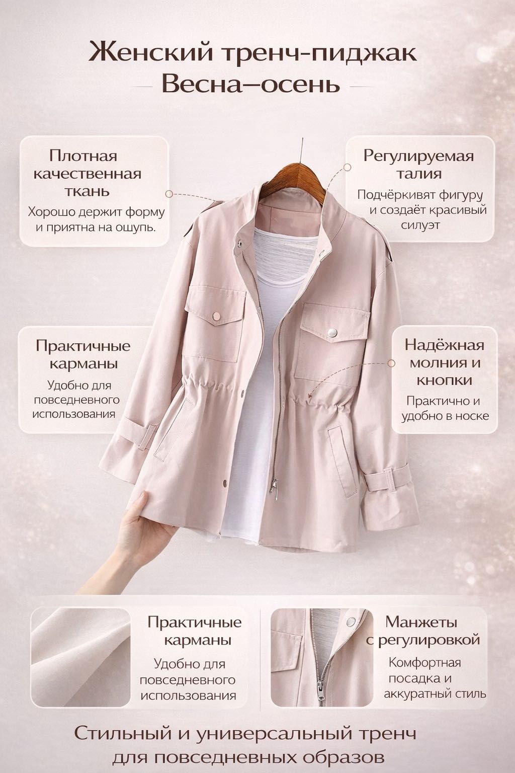 розовый