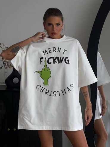 Футболка FASHION Гринч белый