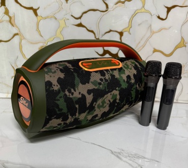 Портативная колонка SinG-e ZQS-X7W зеленый хаки