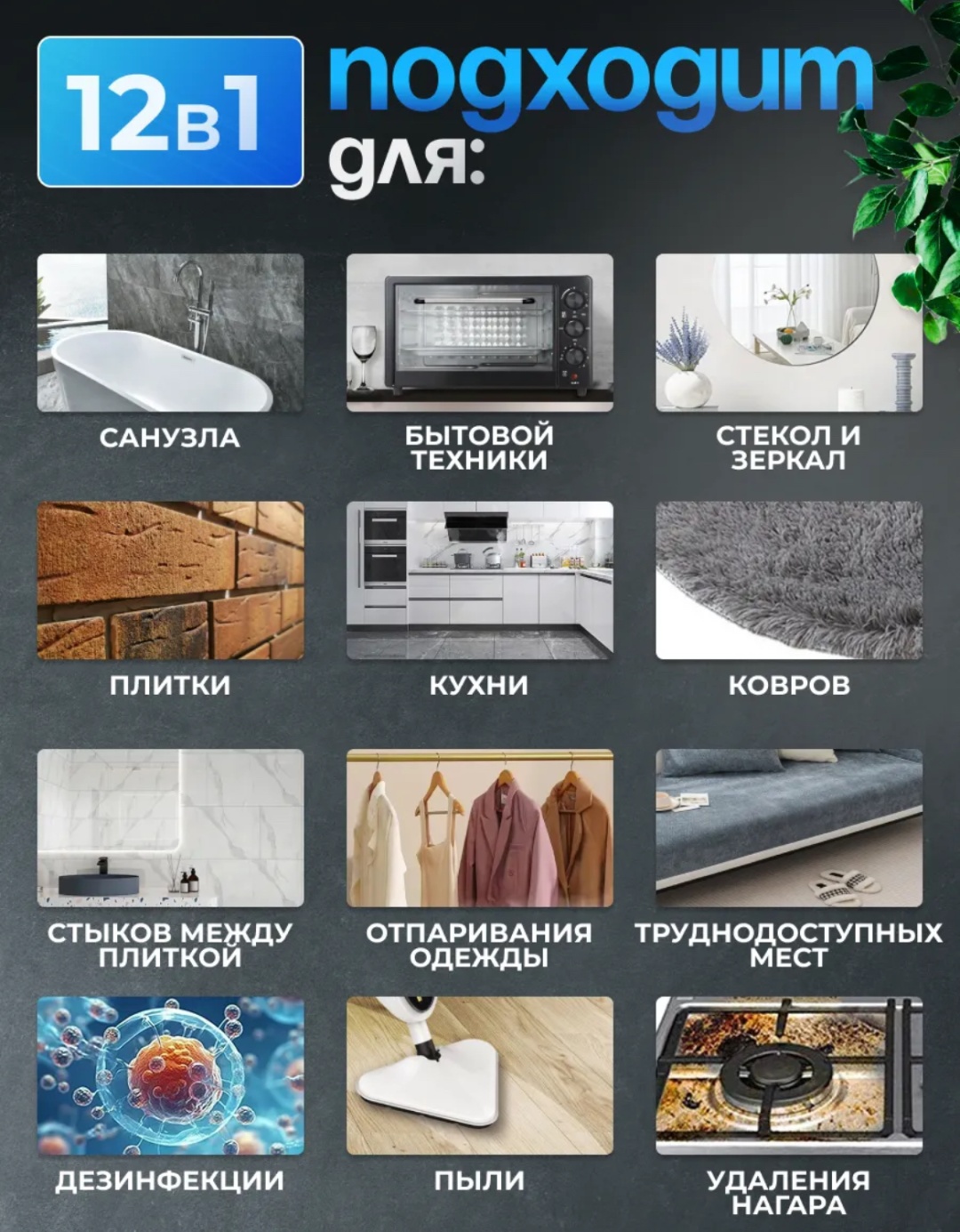 Пароочиститель ALSA C018 белый