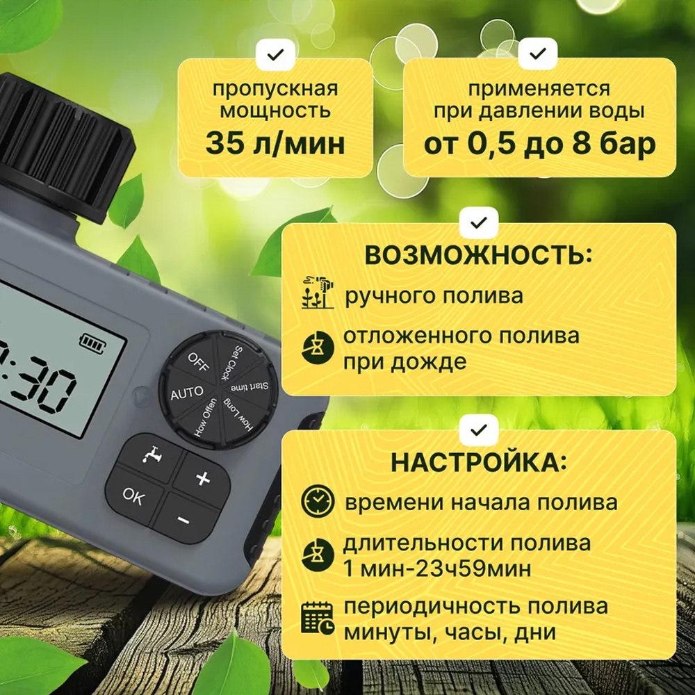 Система управления поливом Neppo блок управления поливом timerain