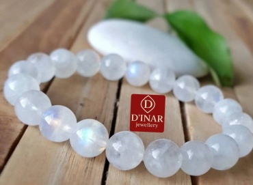 D‘INAR длина 19 см натуральный камень, лунный камень (адуляр)