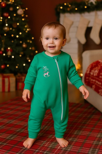 Комбинезон Twins Textile зеленый
