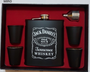 Фляга MIRO Набор TZ-1/2022 500 гр. Jack Daniels Black 6 шт