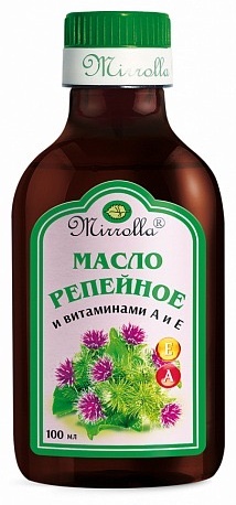Репейное масло с витамином А и Е 100 мл масло 100 мл
