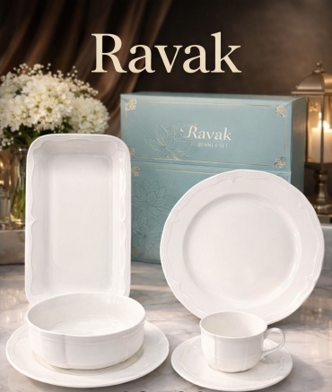 Сервиз на 6 персон RAVAK Классика, предметов: 32, чайно-столовый, керамика