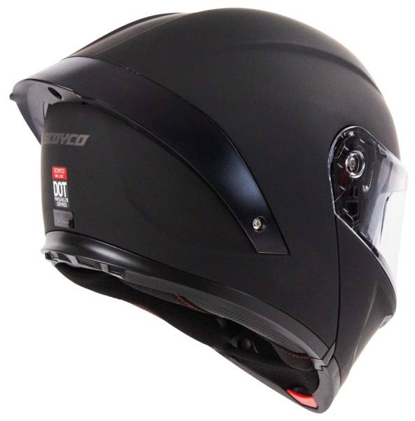 Мотошлем Scoyco WS202 черный матовый L
