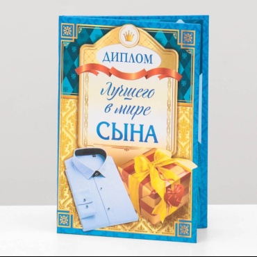 Диплом Лучшего в мире сына