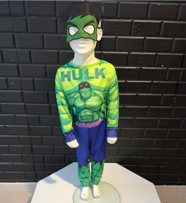 Карнавальный костюм Халк Hulk супергерой зеленый