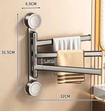 Держатель Bath Towel - 3 1 шт, сталь
