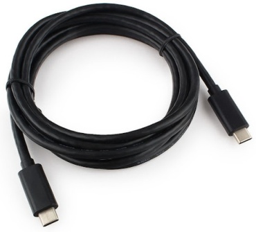 Кабель Cablexpert USB TypeC (F), USB TypeC (M), 1.5 м, CC-USB2B-СМСМ100 черный