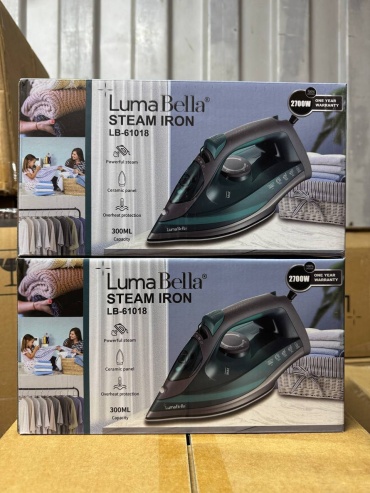 Утюг LumaBella LB-61018 черный, зеленый
