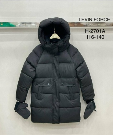 Зимняя куртка LEVIN FORCE черный