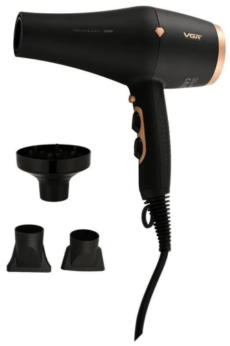 VGR Professional VR-462 фен черный, оранжевый