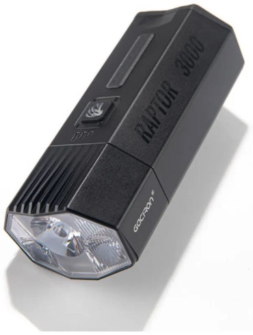 Фонарь GACIRON Raptor 3000 черный
