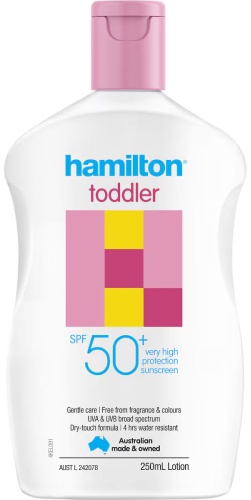 Hamilton молочко Toddler SPF50+ для лица, для области вокруг глаз, для зоны декольте 250 мл