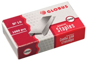 Скобы Globus № 10 1000 шт