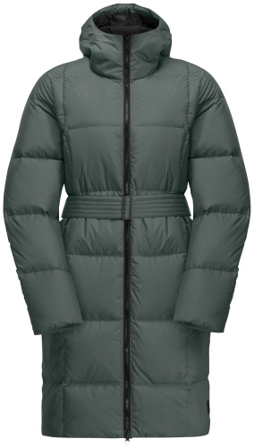 Пуховик Jack Wolfskin зеленый