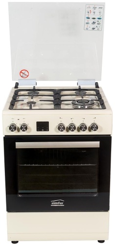 Кухонная плита Simfer FS653GWRR бежевый