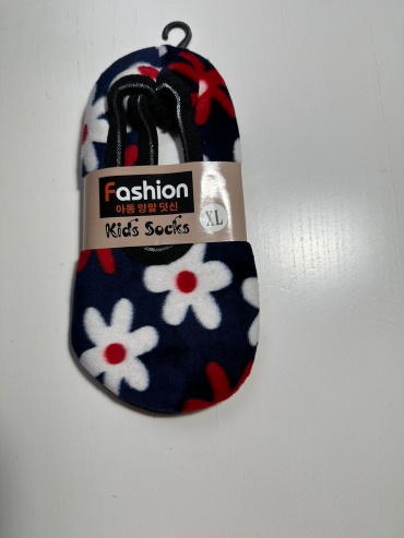 Тапочки FASHION KIDS SOCKS красный, синий