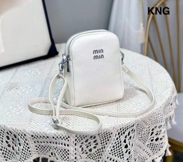 Мини-сумка KNG экокожа белый
