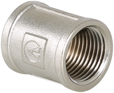 муфта резьбовая DN 25 ВН.-ВН., Valtec, никель