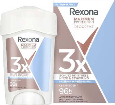 Rexona Maximum Protection Clean Scent дезодорант-антиперспирант для женщин 45 мл