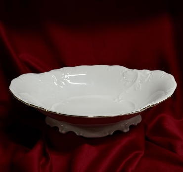 Kristoff хлебница Bread Basket Gold, фарфор