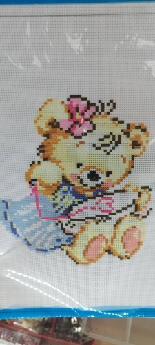 Cross Stitch Kit Teddy01