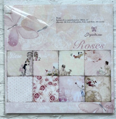 Бумага для скрапбукинга Roses
