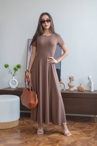 Повседневное платье DOLOWEAR коричневый