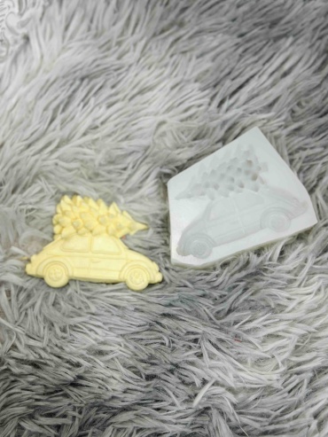 Lm mold «Машинка с елкой 2д»