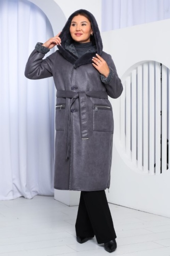 Дубленка Granat.Furs графит