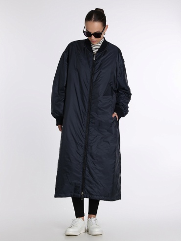 Плащ Max Mara темно-синий