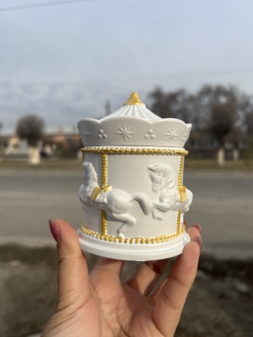 Шкатулка Базовая коллекция 222, гипс