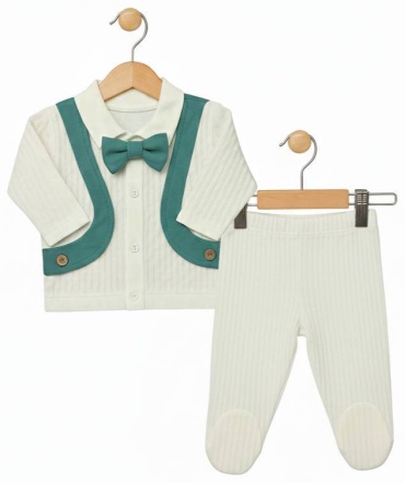 Комплект Murat Baby белый, зеленый