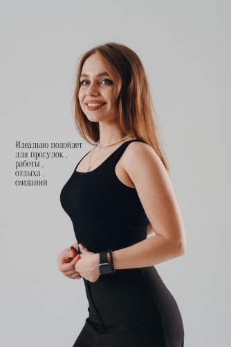 Топ черный