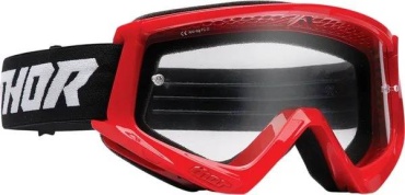 THOR Combat Racer Goggle красный, черный