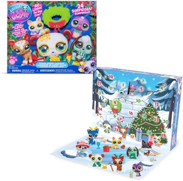 Littlest Pet Shop Deluxe Holiday Calendar Gen 7 5 см 8 шт