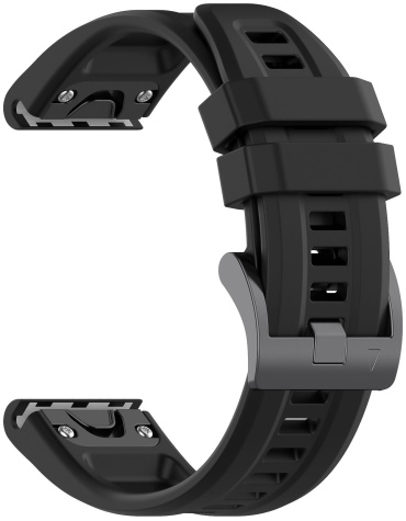 Ремешок BOGEMA для Garmin Fenix 8, Fenix 5X, Fenix 6X, Fenix 7X, Enduro, Epix Pro (Gen 2), Instinct 2X, Quatix 8, Tactix 8, Quatix 7X черный