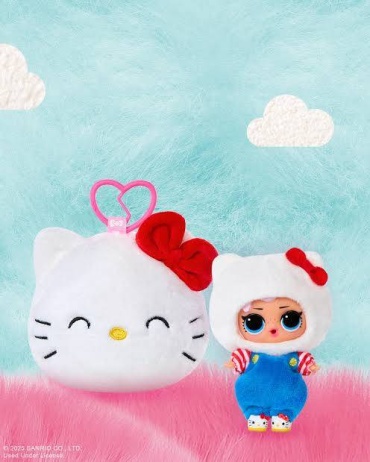 Кукла-сюрприз L.O.L. Surprise! Loves Hello Kitty: кукла и мягкая игрушка-перевертыш 9 см