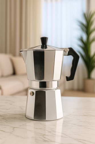 Кофеварка MENSCH RB 9 Cups серебристый, черный