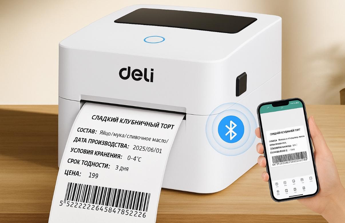 Принтер DELI DL-750W Bluetooth