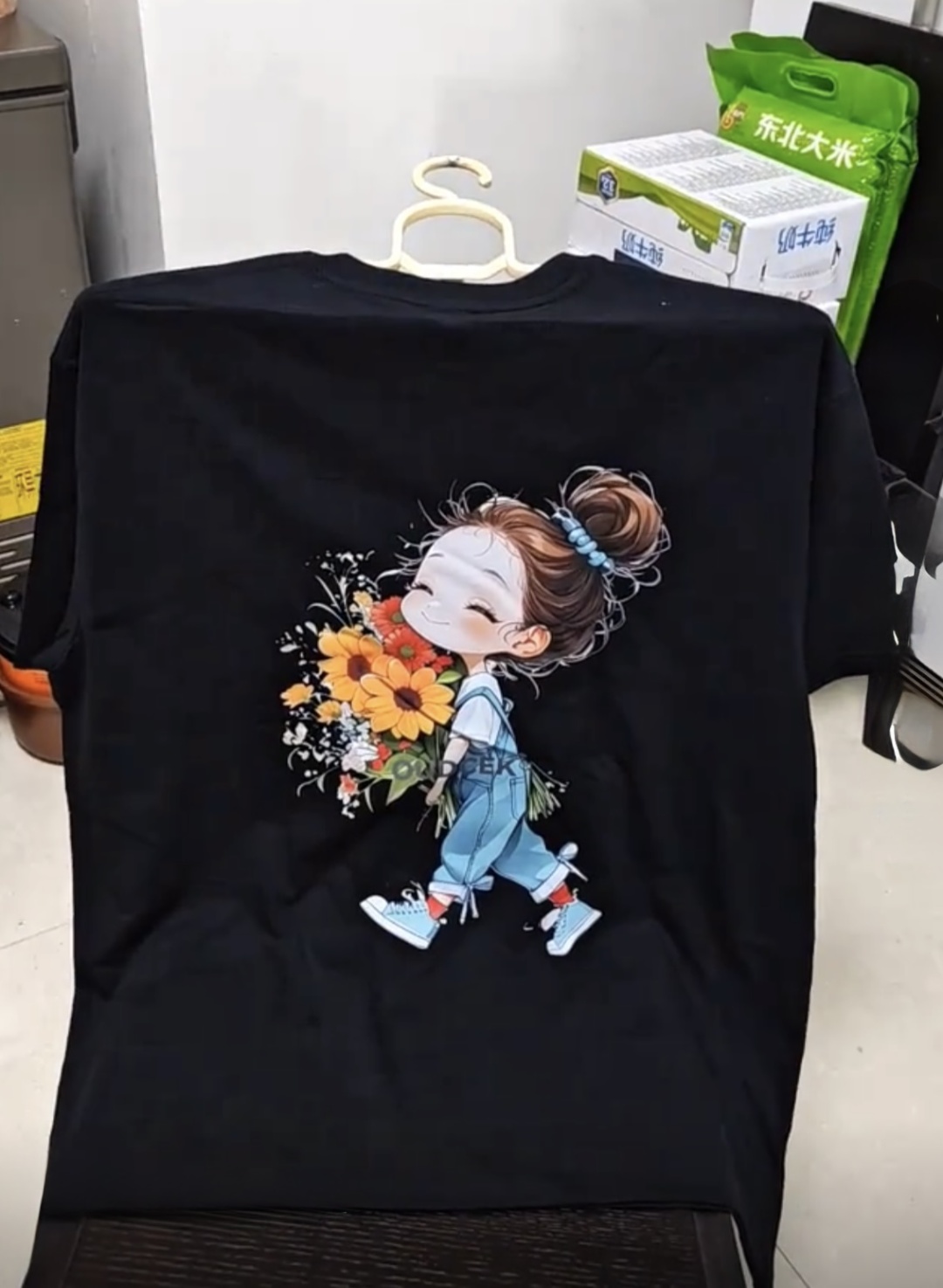 Футболка 101 Rose Да черный